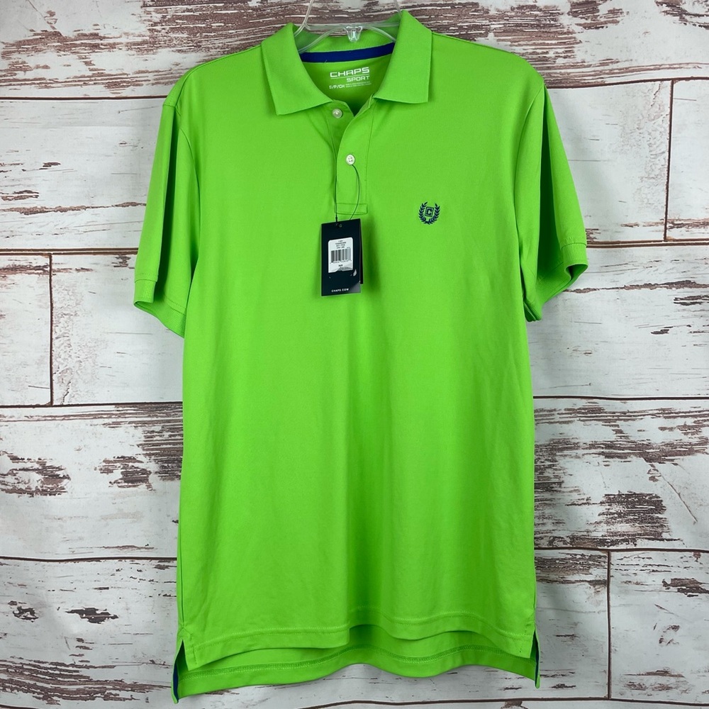 Chaps Sport Kiwi Lime Polo Small
